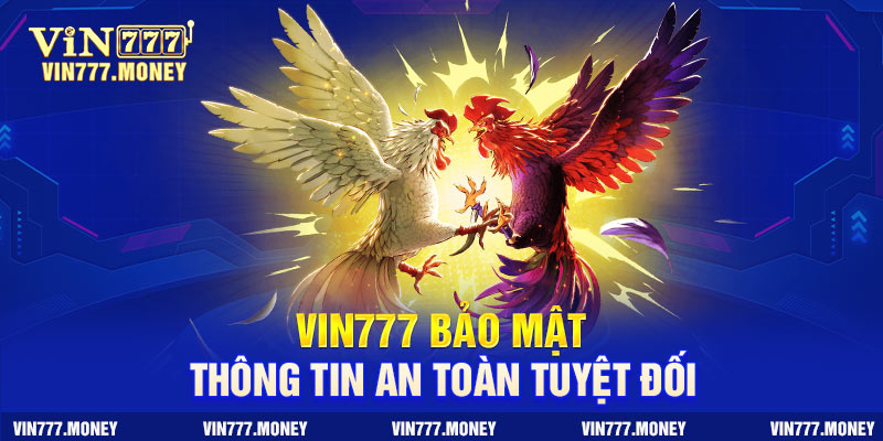 Vin777 bảo mật thông tin an toàn khi chơi đá gà trực tuyến