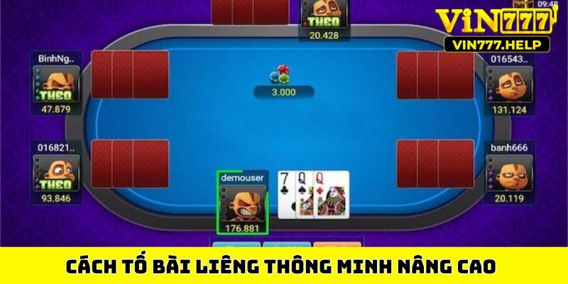 Cách tố bài Liêng thông minh nâng cao