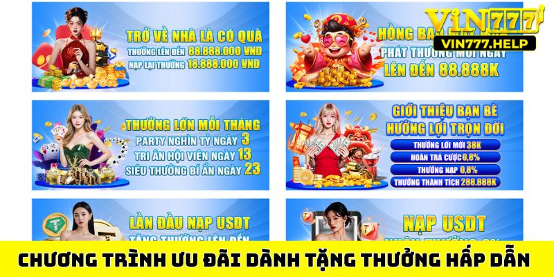 Chương trình ưu đãi dành tặng thưởng hấp dẫn